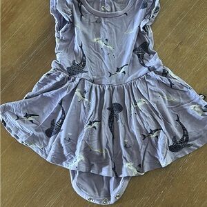 Kyte Tarro Shark Print Twirl Dress 18-24mo